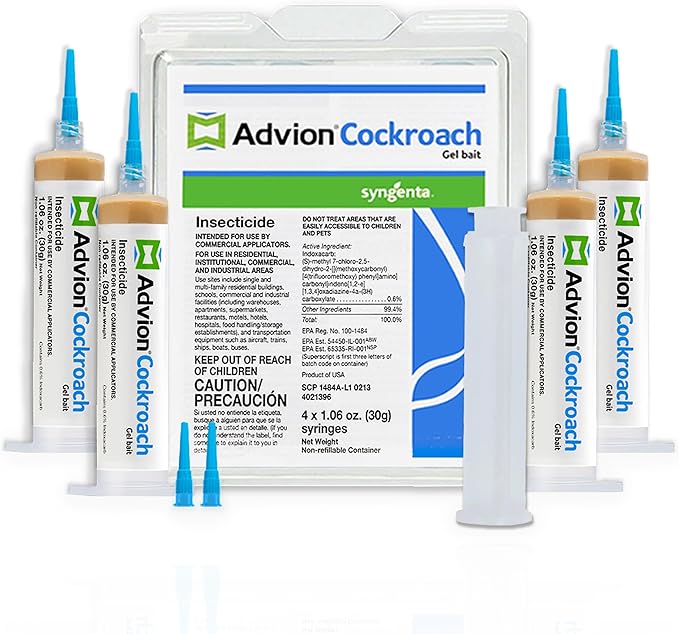 Advion Cockroach Gel Bait, 1 Tubes x 30-Grams,